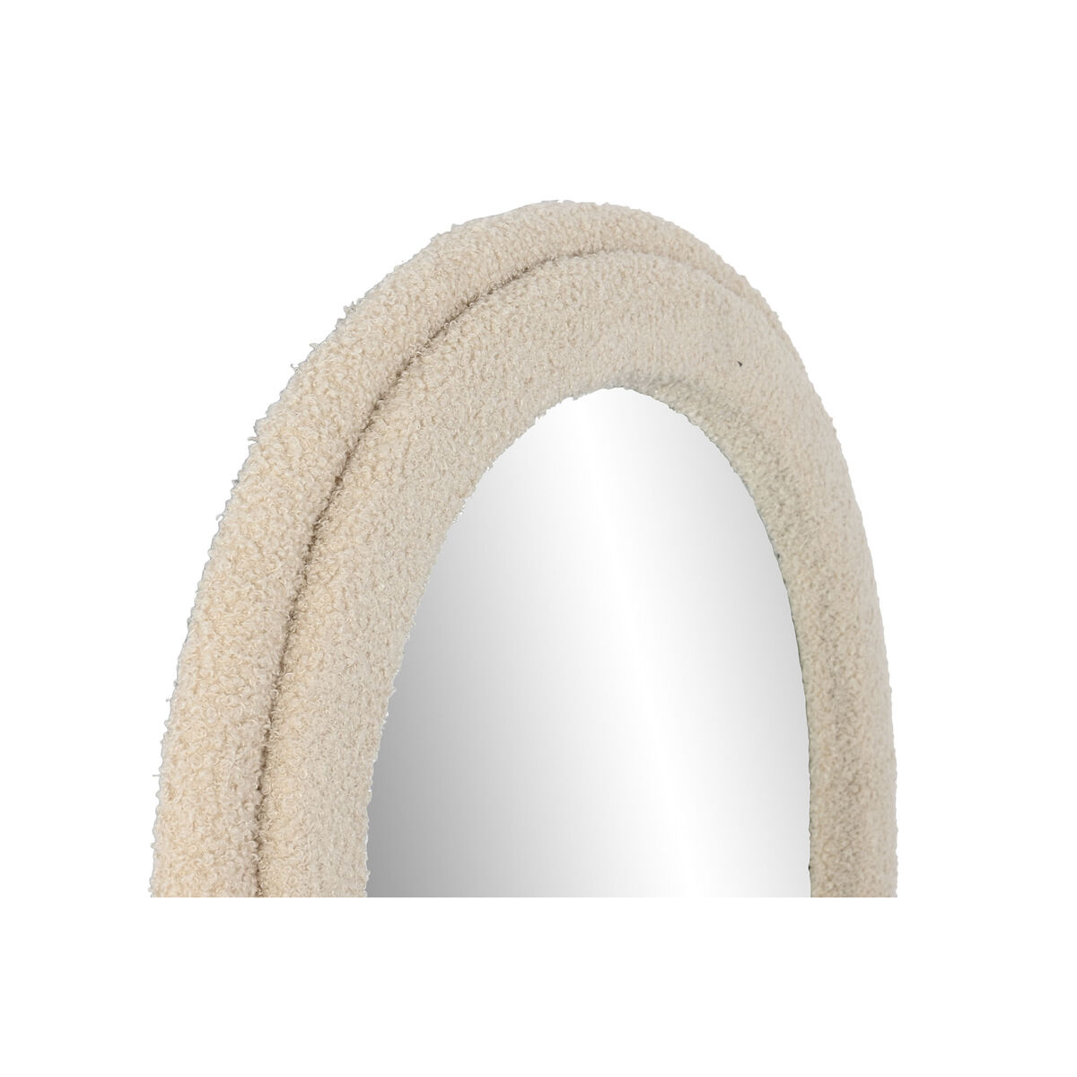 Väggspegel Home ESPRIT Vit Vågor Sammet Scandi 60 x 4 x 160 cm - 2