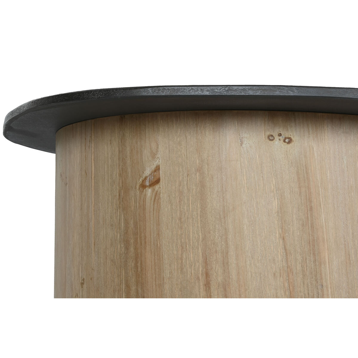 Soffbord Home ESPRIT Naturell Mörkbrun Gran 90 x 90 x 40 cm - 4