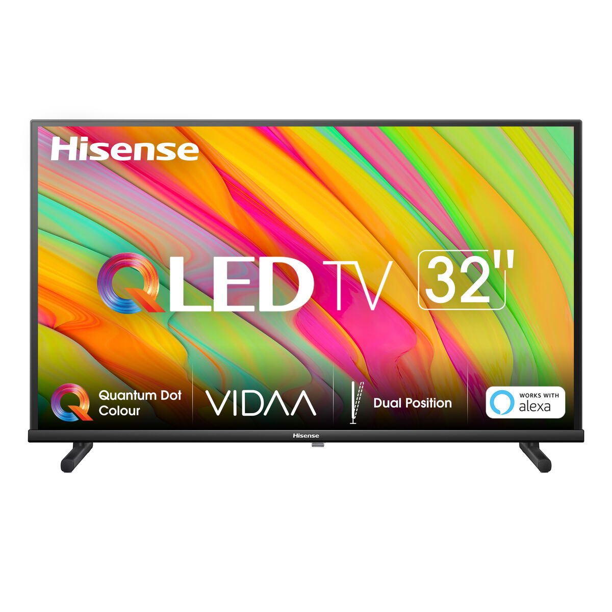 Smart-TV Hisense 32A5KQ HbbTV 2.0.3 Full HD QLED HbbTV Direct-LED