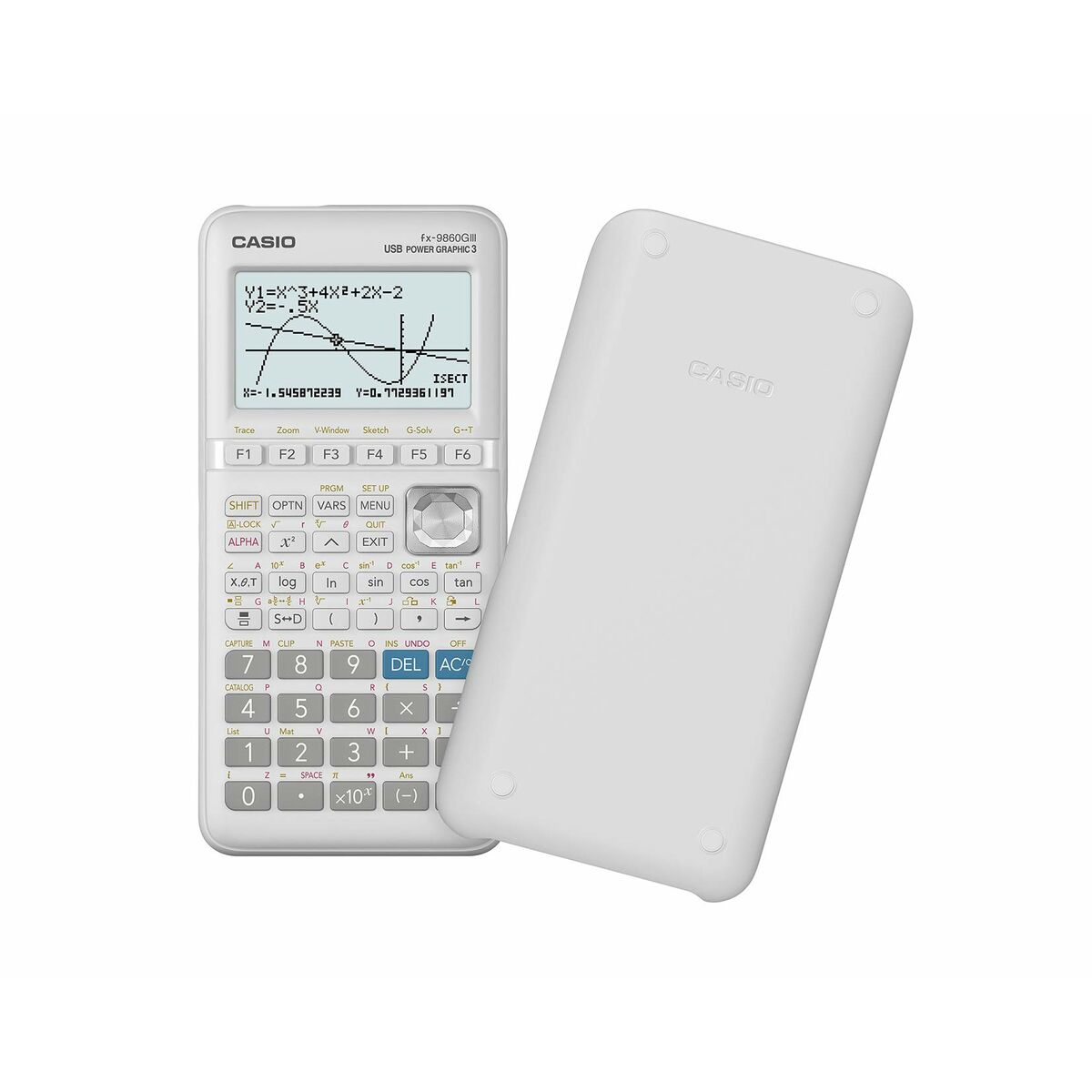 Vetenskaplig Kalkylator Casio FX-9860GIII-W-ET Vit 18,4 x 9,15 x 2,12 cm - 3