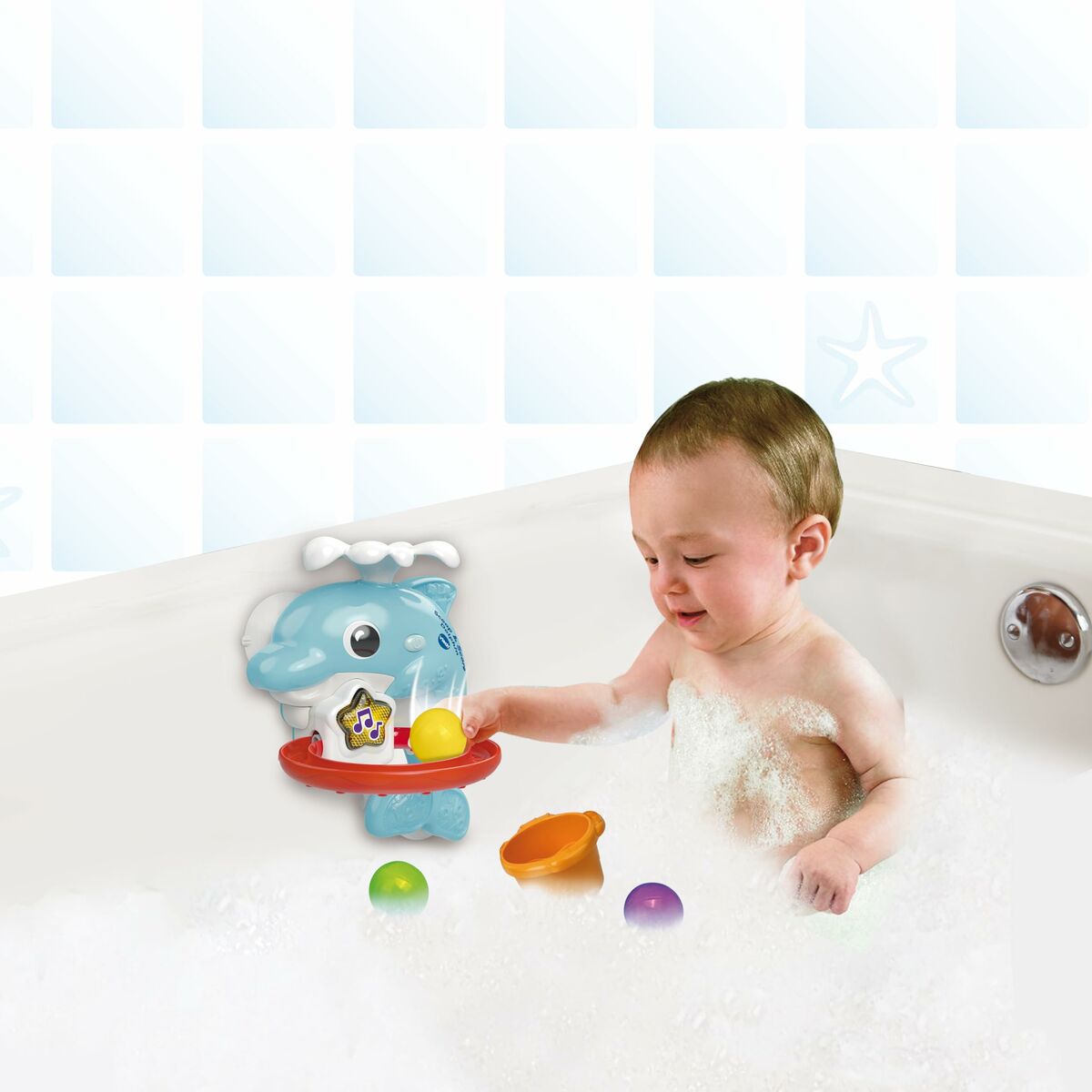 Badleksaker Vtech 25 x 9 x 24 cm Delfin - 7