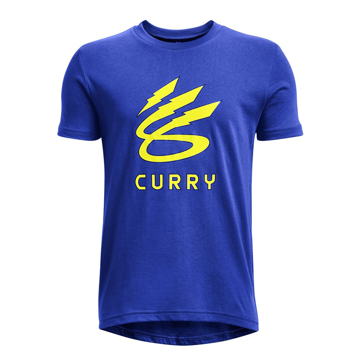 T-shirt med kortärm Herr Under Armour Curry Lightning Logo Blå - 4