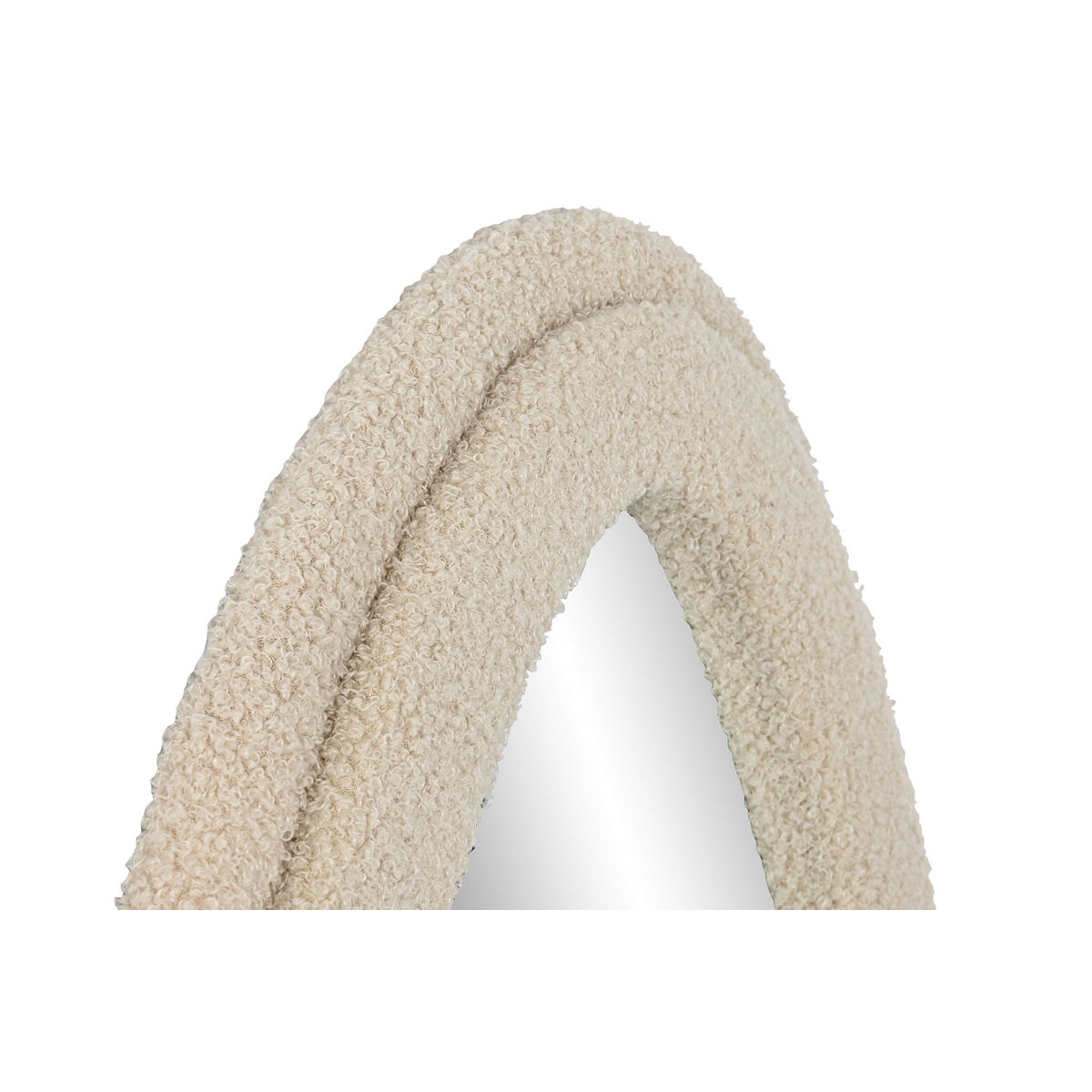 Väggspegel Home ESPRIT Vit Sammet Scandi 60 x 4 x 160 cm - 2
