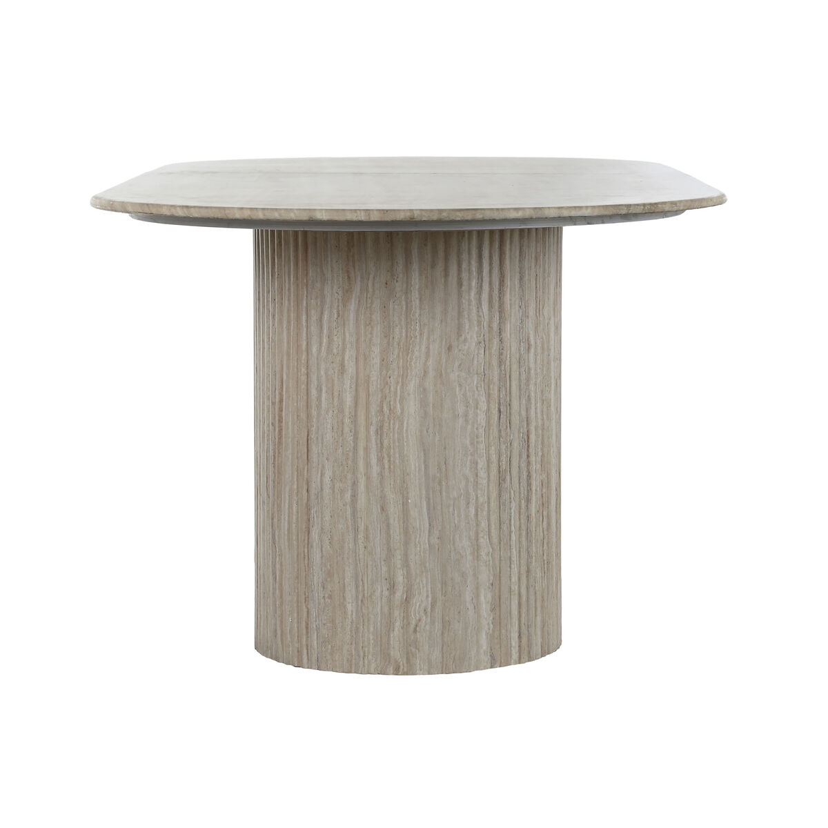 Matsalsbord Home ESPRIT Vit Beige Granit Trä MDF 220 x 100 x 75 cm - 5
