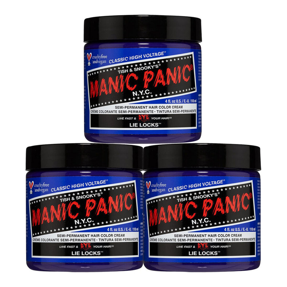 Permanent färg Classic Manic Panic ?HCR 11019 Lie Locks (118 ml) - 2