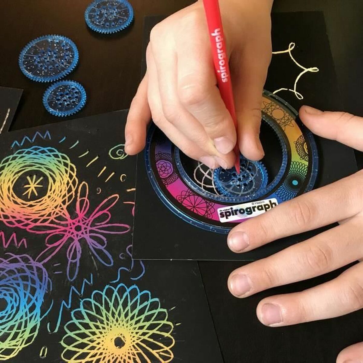 Ritningsset Spirograph Silverlit Svart - 4