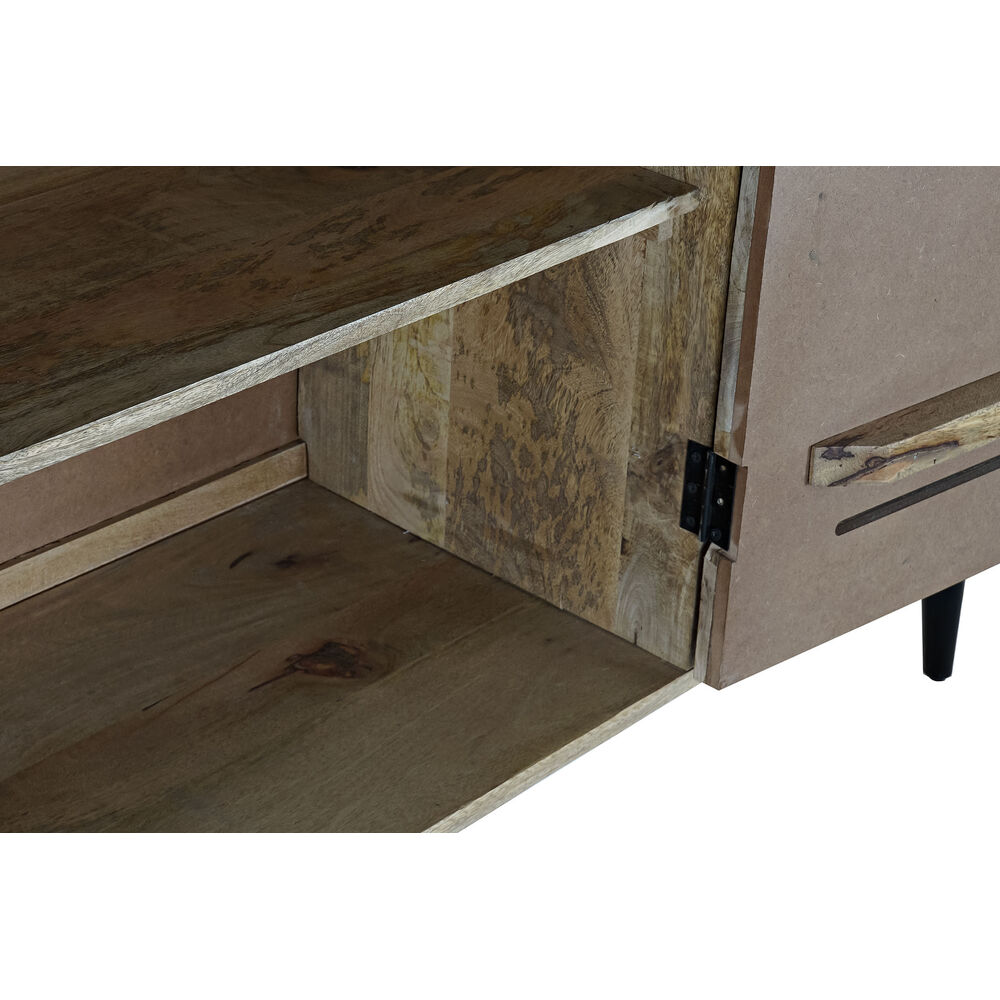 Skänk DKD Home Decor   Svart Metall Mangoträ 140 x 40 x 93 cm - 3