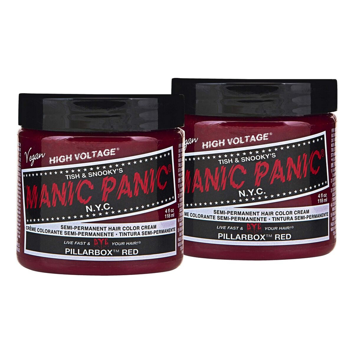 Permanent färg Classic Manic Panic Pillarbox Red (118 ml) - 2