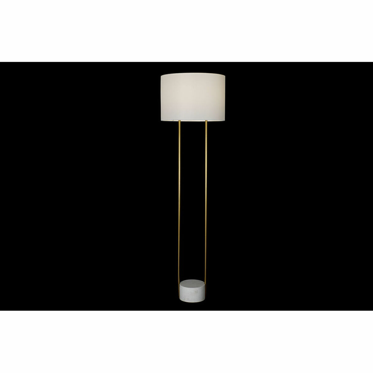 Golvlampa DKD Home Decor Vit Gyllene Metall Marmor 50 W 220 V 48 x 48 x 170 cm - 2