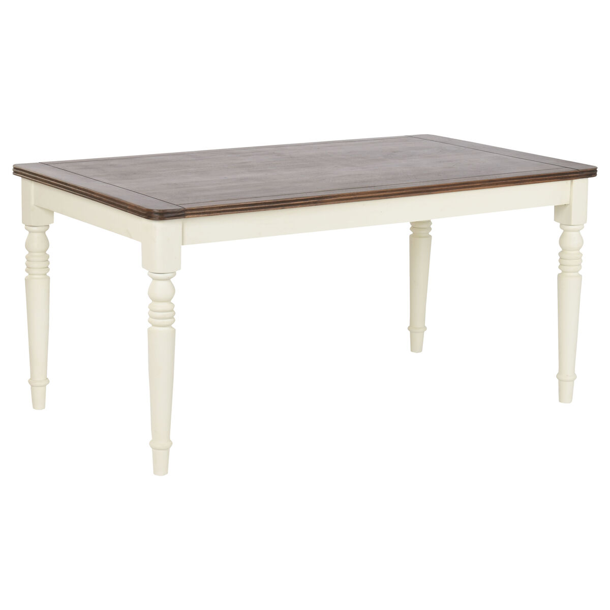 Matsalsbord Home ESPRIT Brun Kräm Mangoträ Trä MDF 160 x 90 x 76 cm