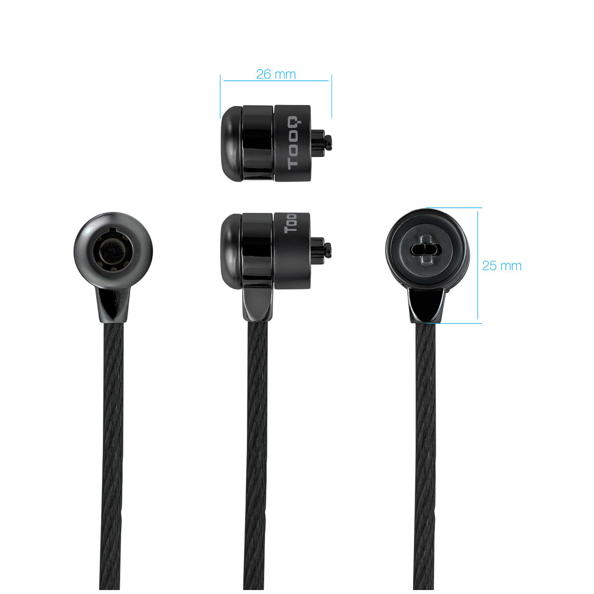 Säkerhetskabel TooQ TQCLKC0025-G 1,5 m 1,5 m - 2