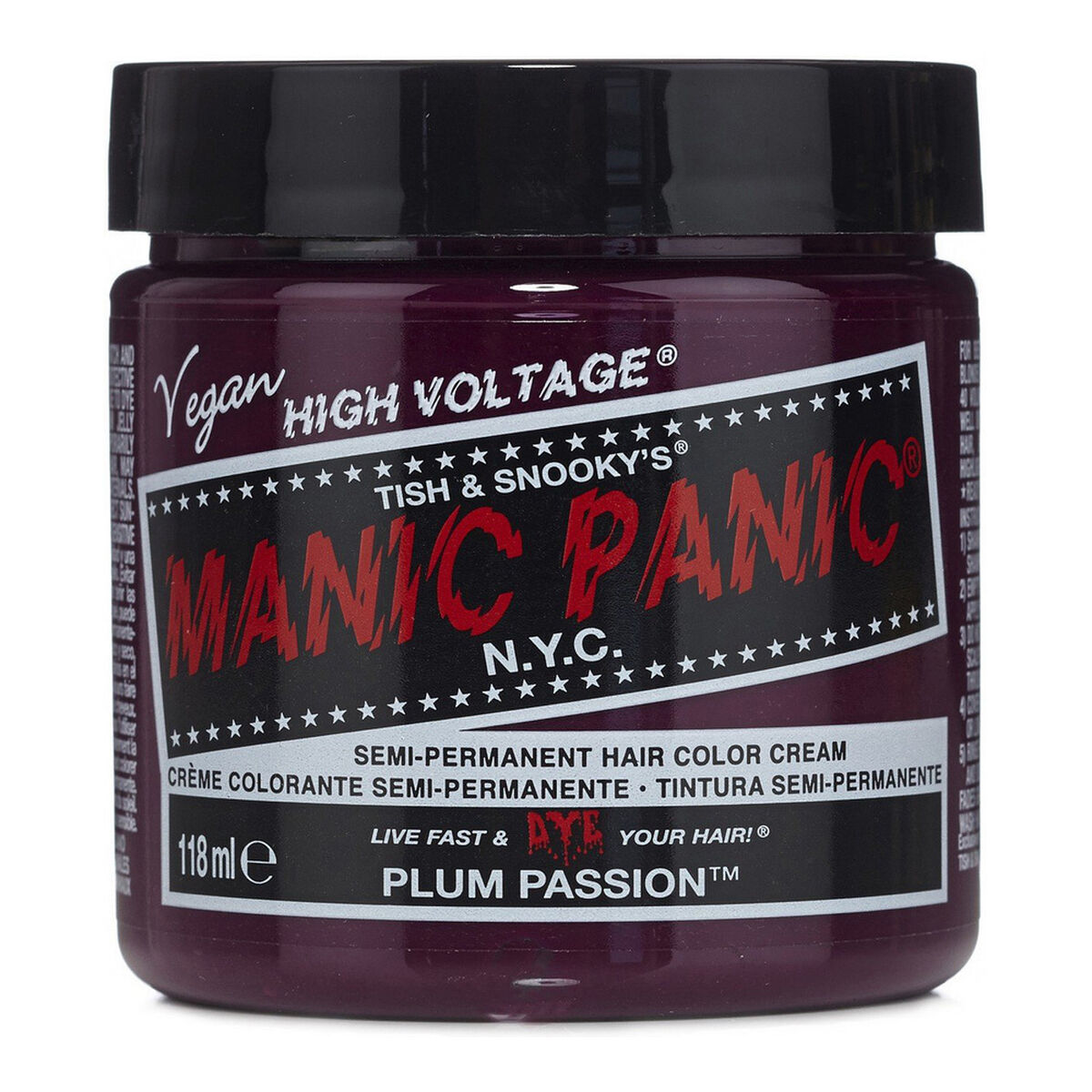 Permanent färg Manic Panic Classic Plum Passion (118 ml) - 2
