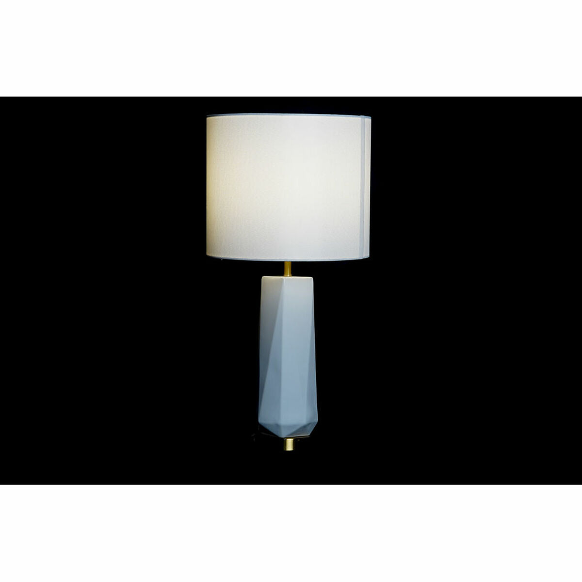 Bordslampa DKD Home Decor 8424001847242 33 x 33 x 67 cm Keramik Gyllene Metall Vit 220 V 50 W - 4