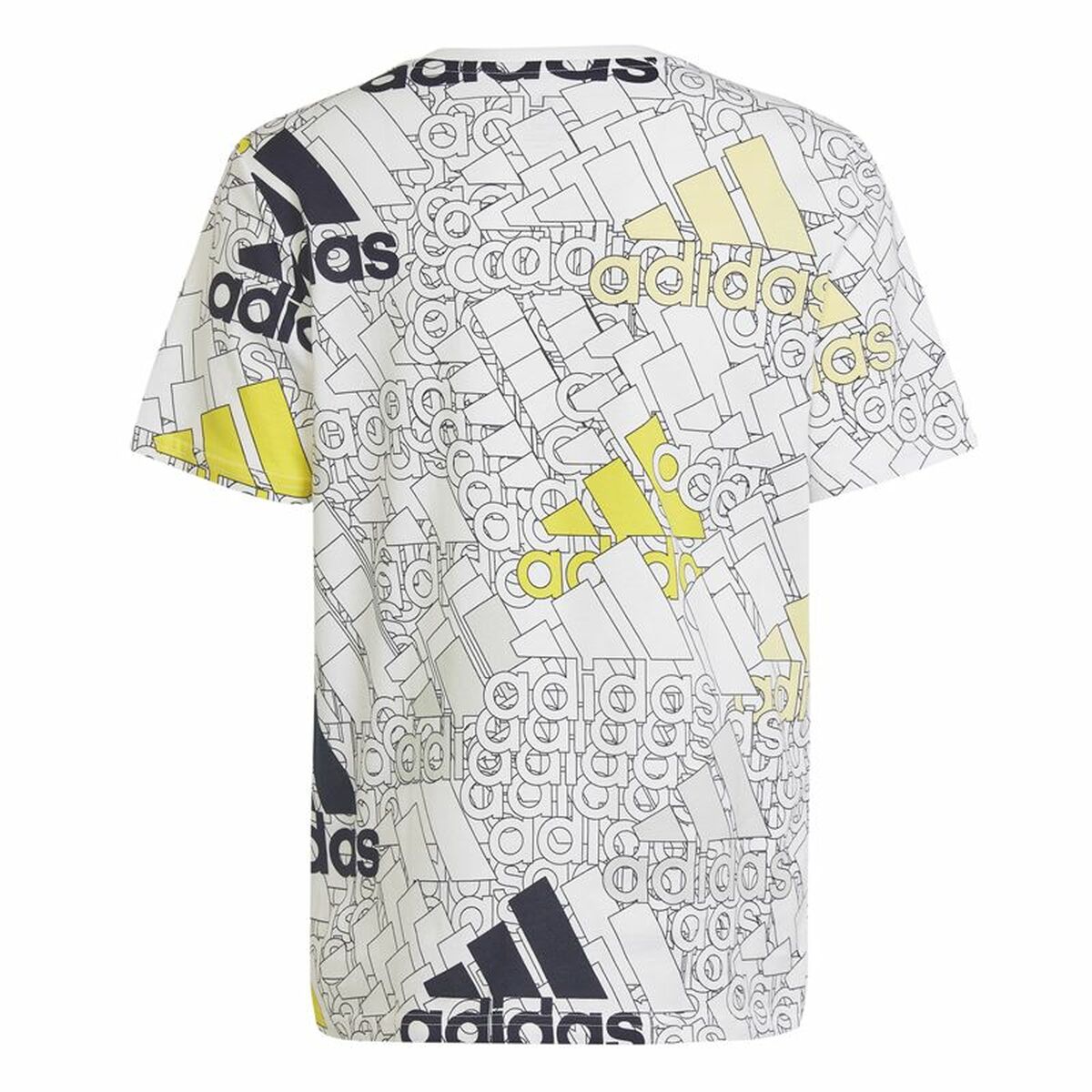 Barn T-shirt med kortärm Adidas Brand Love  Vit - 6