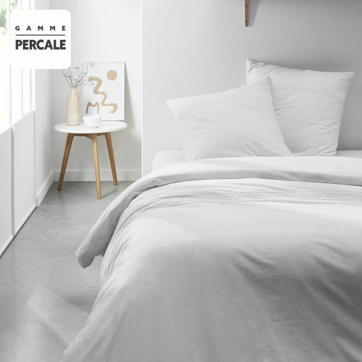 Täckslagsset Prestige TODAY Percale Vit 240 x 260 cm - 2