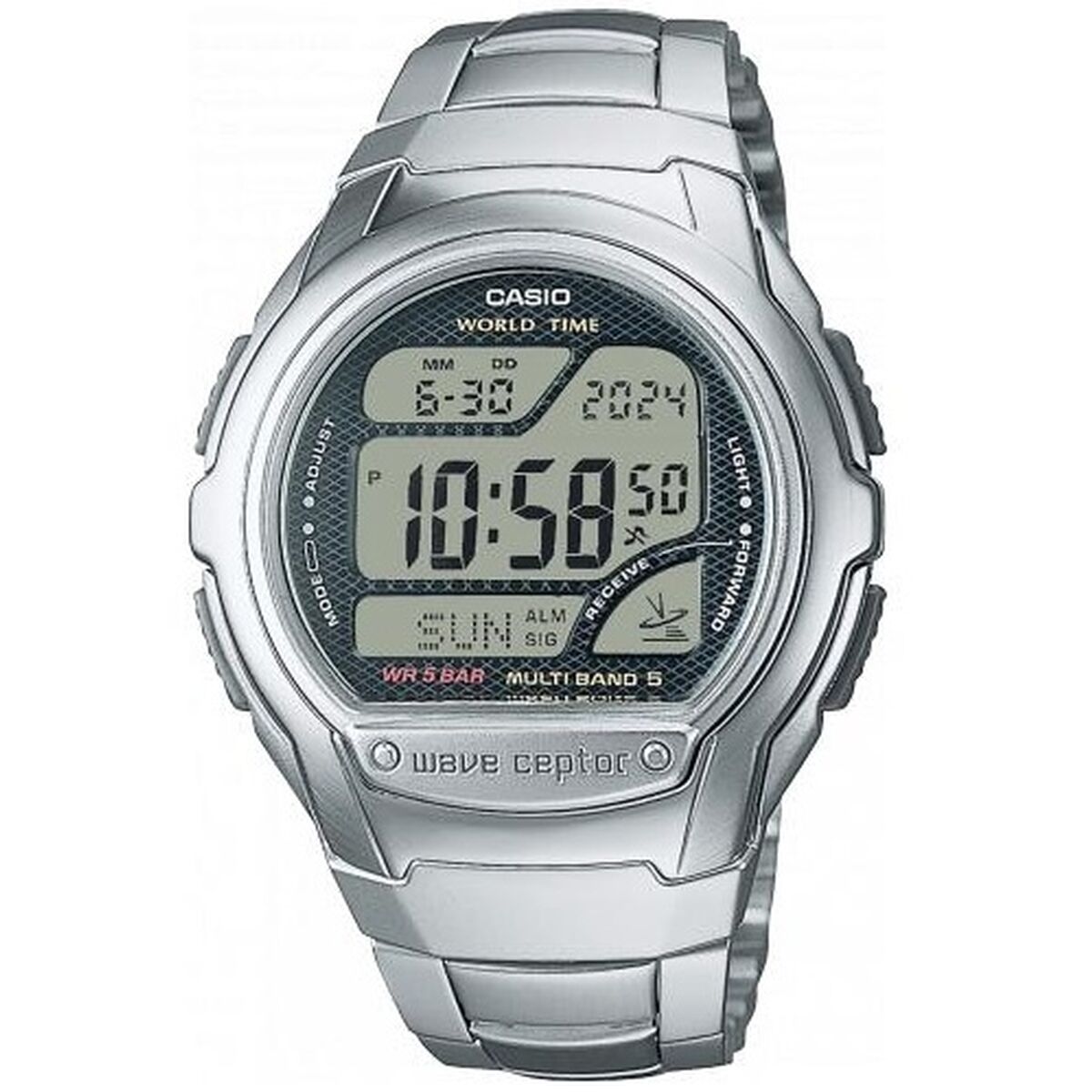 Herrklocka Casio WV-58RD-1AEF Svart Silvrig (Ø 44 mm)