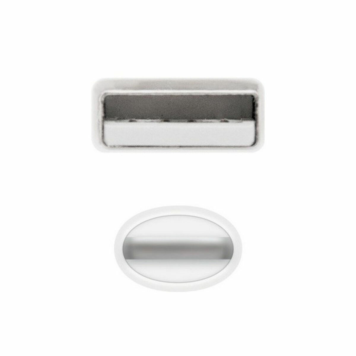 Kabel Lightning NANOCABLE 10.10.0402 (1 m) Vit 2 m (1 antal) - 3