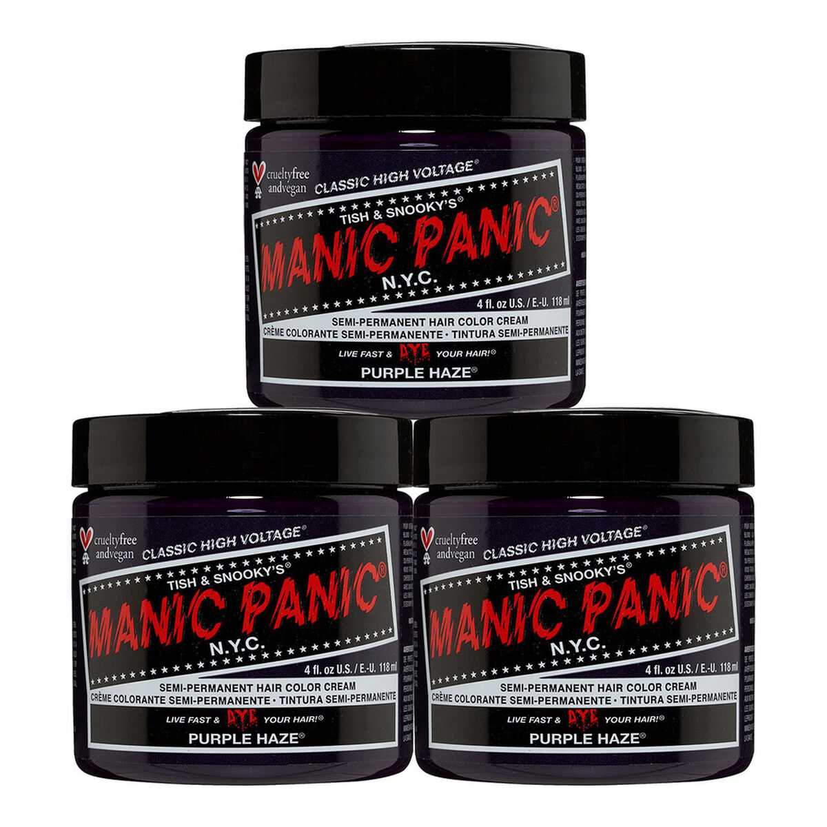 Permanent färg Classic Manic Panic ?HCR 11024 Purrple Haze (118 ml) - 2