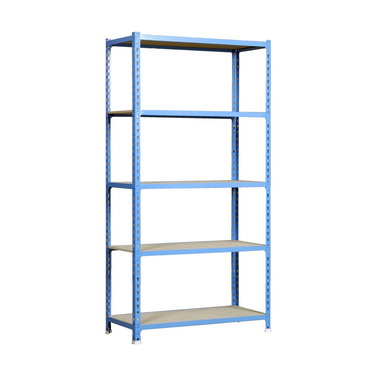 Bokhylla Simon Rack Maderclick Plus 5/500 750 kg Metall 5 Hyllor spånskiva (200 x 100 x 50 cm) - 4