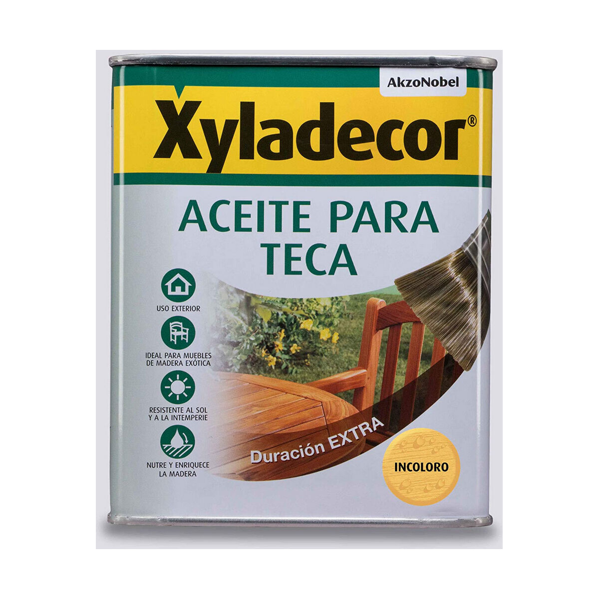 Teakolja AkzoNobel Xyladecor 750 ml Ofärgad Matt - 4