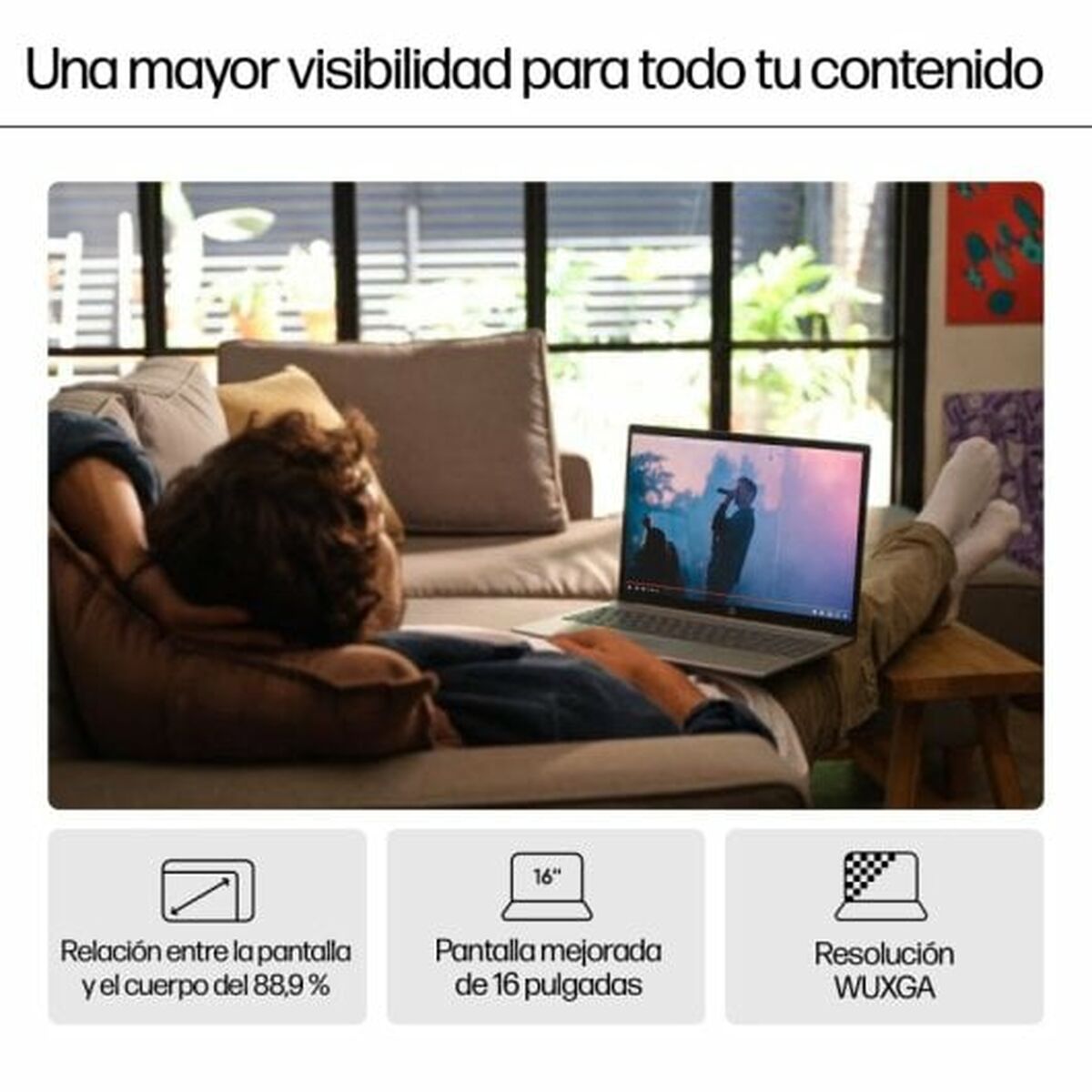 Bärbar dator HP Pavilion 16-af0008ns 16" 16 GB RAM 1 TB SSD - 7
