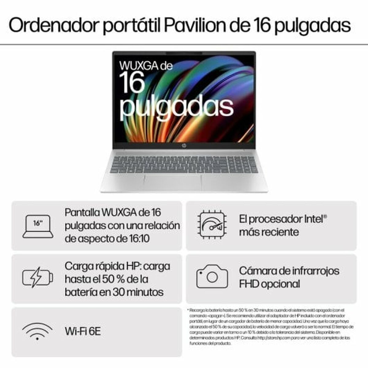 Bärbar dator HP Pavilion 16-af0008ns 16" 16 GB RAM 1 TB SSD - 5