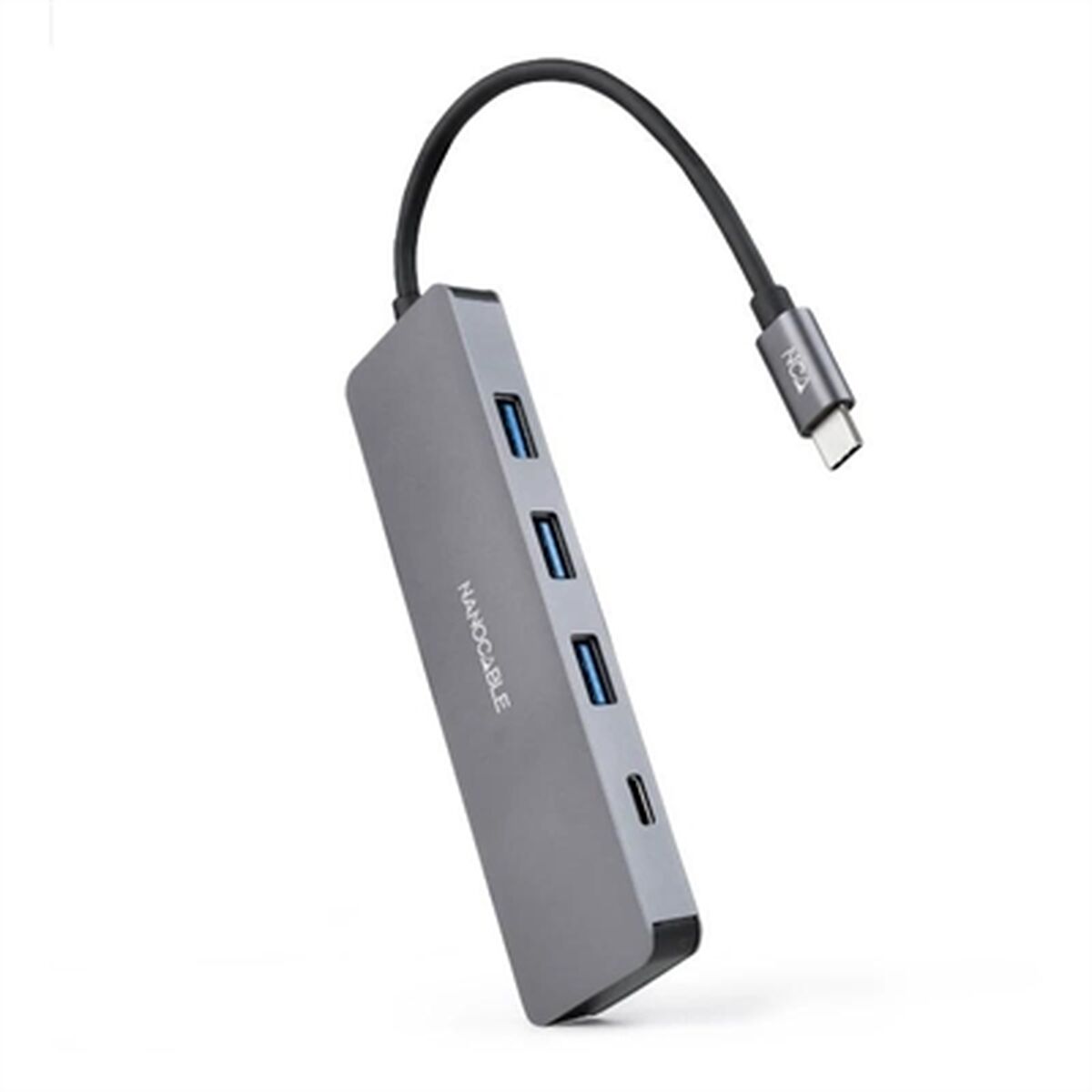 USB-HUB NANOCABLE 10.16.4409 Grå (1 antal)