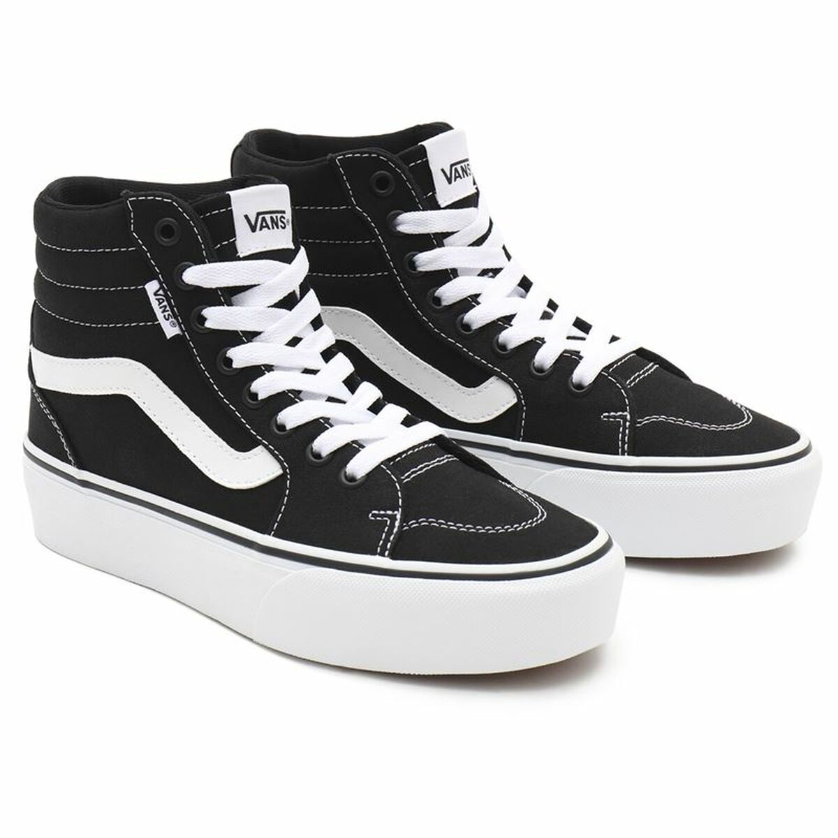 Sportskor Casual Dam Vans Filmore Hi Platform Svart - 7