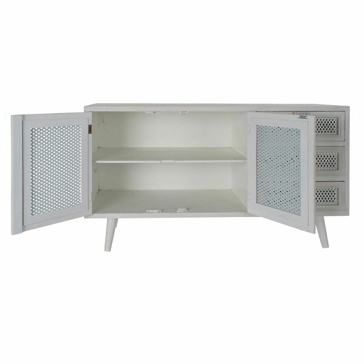 Skänk DKD Home Decor   Vit Trä Trä MDF 110 x 41 x 64 cm - 20