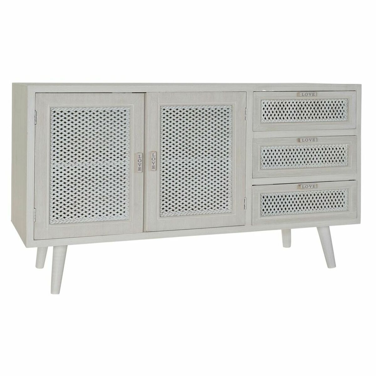 Skänk DKD Home Decor   Vit Trä Trä MDF 110 x 41 x 64 cm - 13