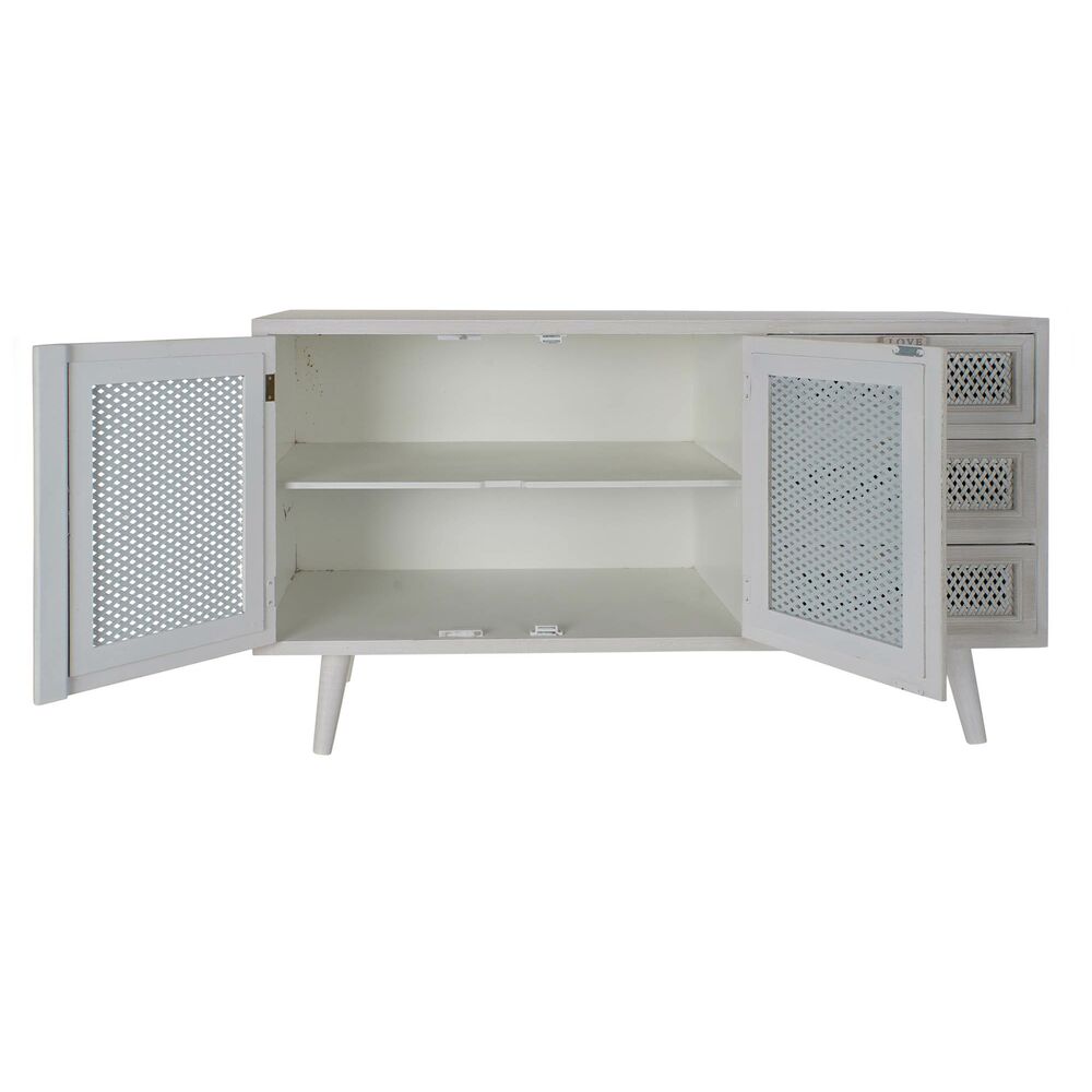 Skänk DKD Home Decor   Vit Trä Trä MDF 110 x 41 x 64 cm - 8
