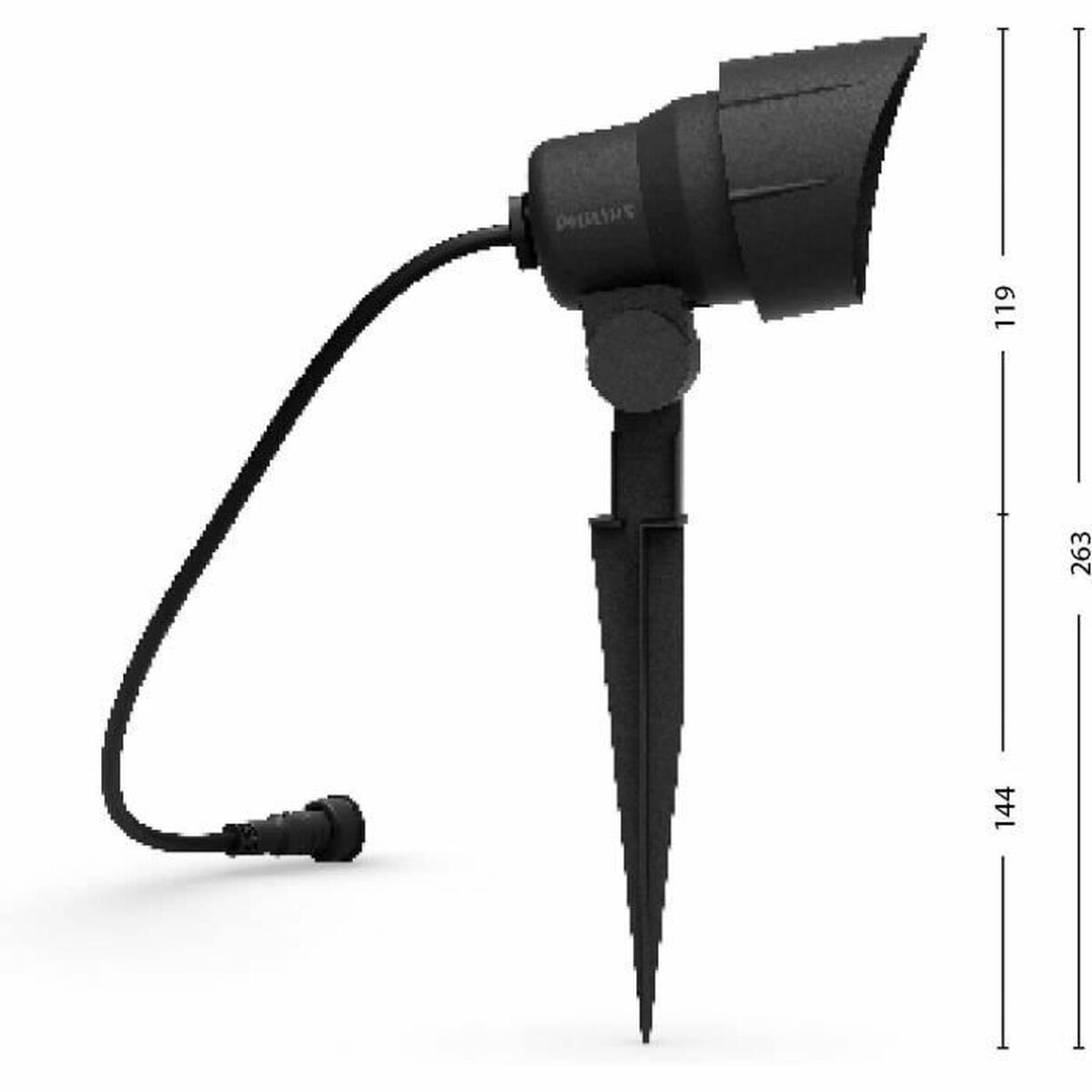 Lampa Philips Svart 220-240 V Varmvit 600 lm - 2