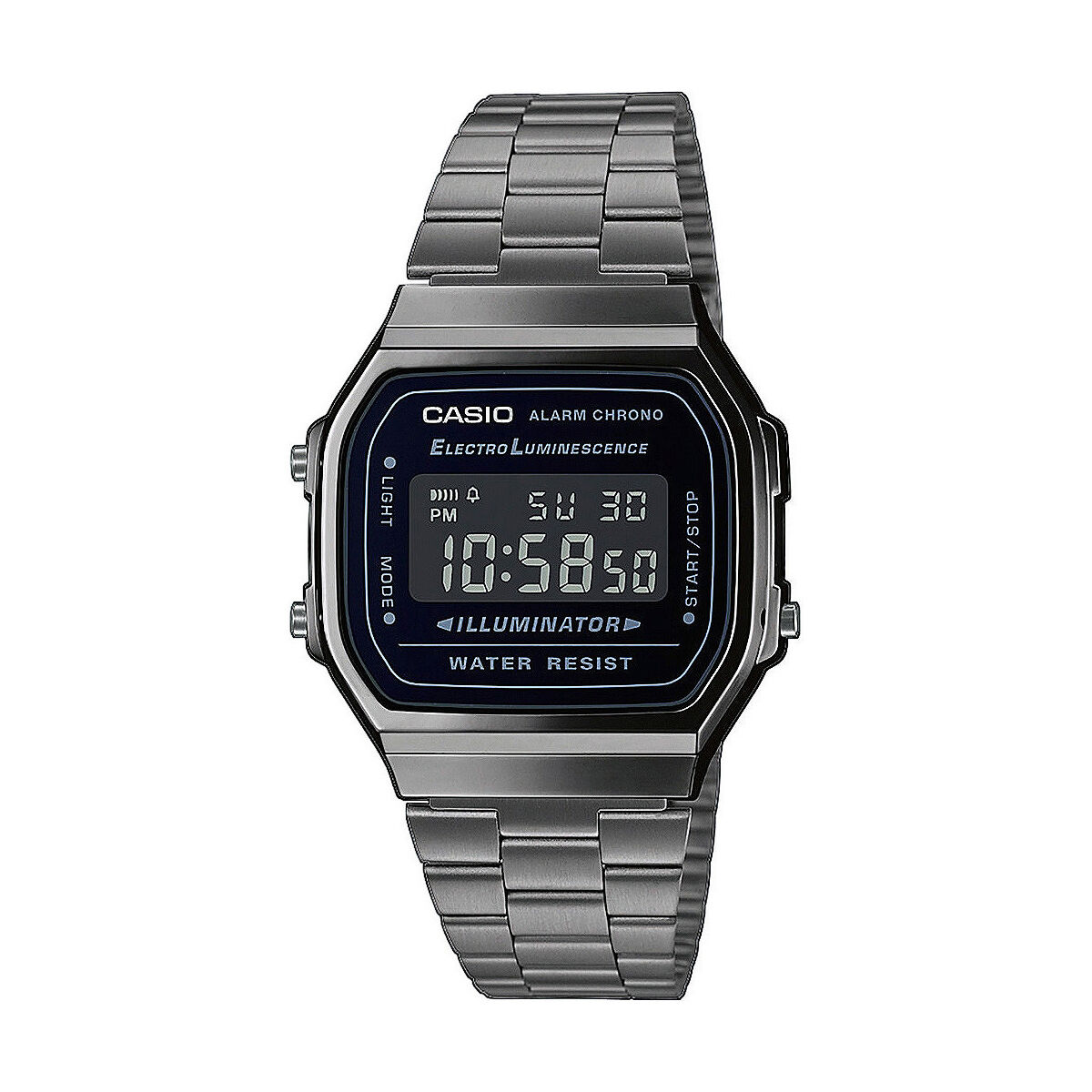 Herrklocka Casio A168WEGG-1BEF Svart Silvrig (Ø 36 mm) (Ø 38 mm)