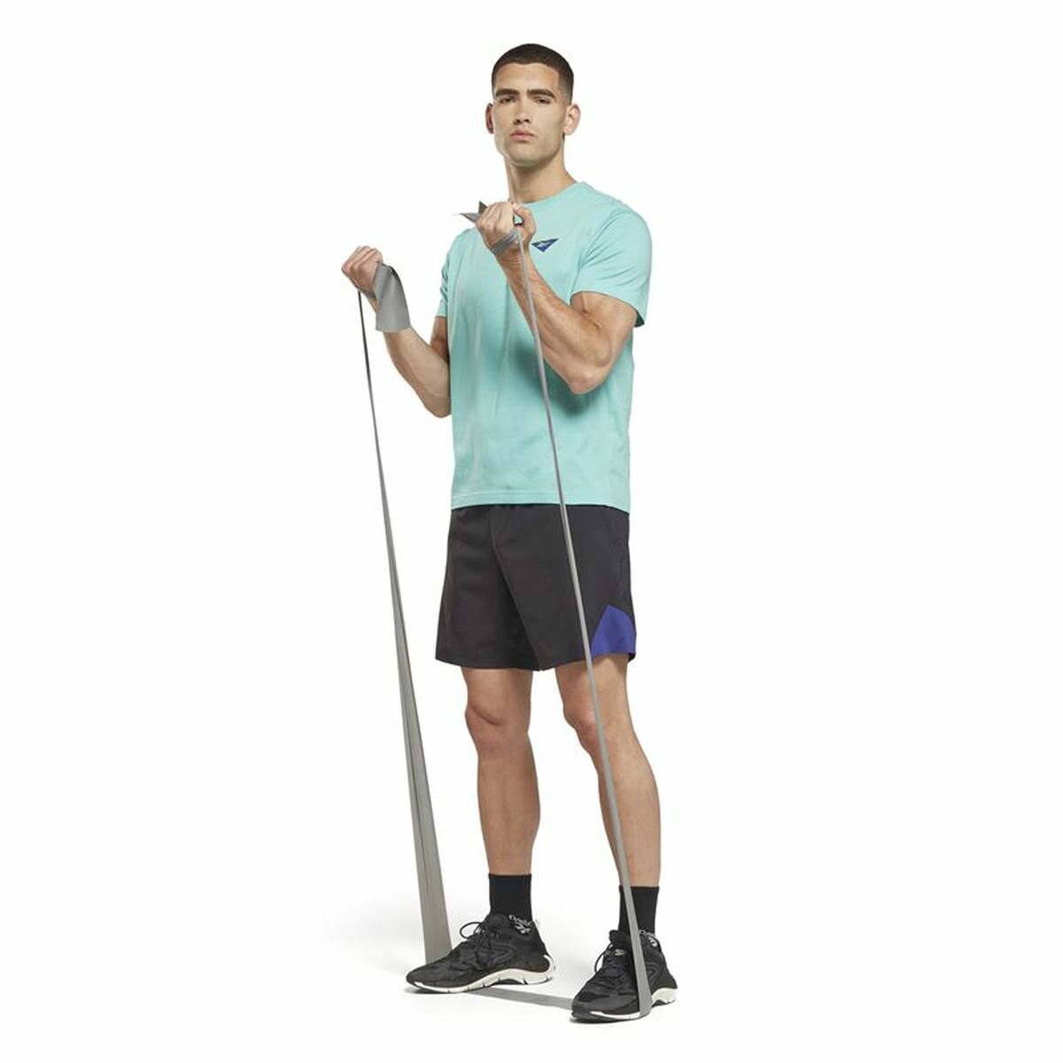 T-shirt med kortärm Herr Reebok Graphic Les Mills® Aquamarine - 4