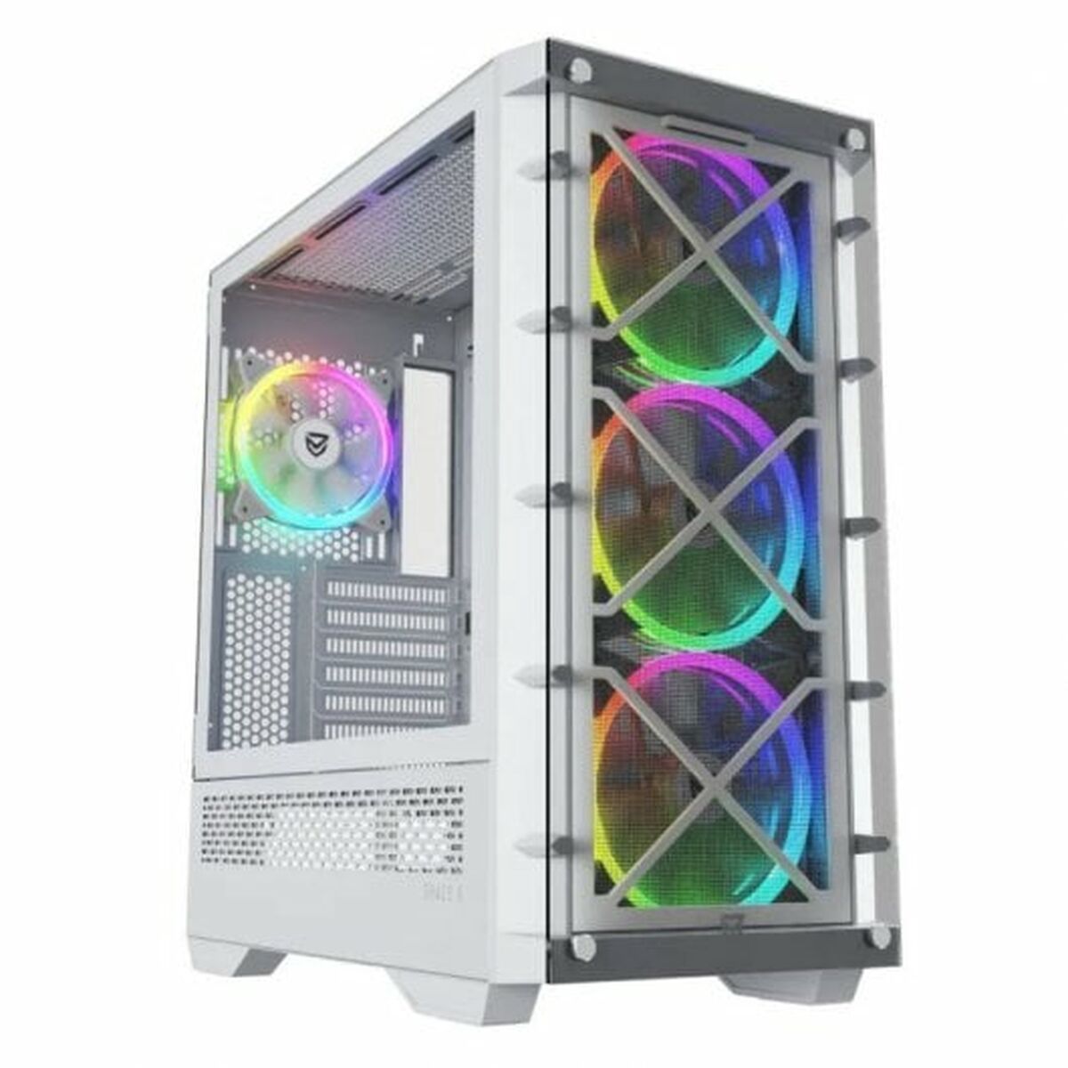 ATX Semitorn Nfortec Draco X White Vit - 9