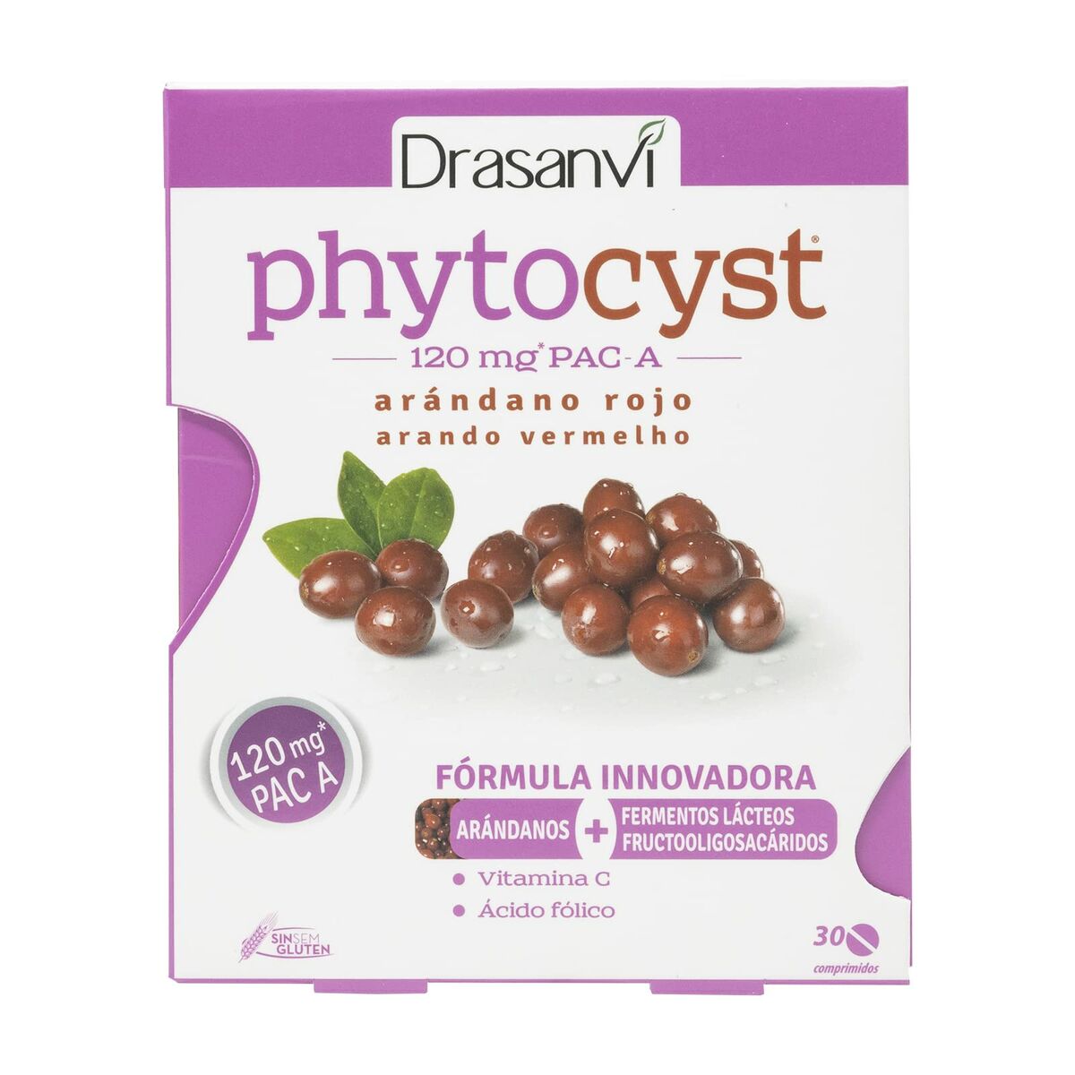 Kosttillskott Drasanvi Phytocyst Tranbär 30 antal - 3