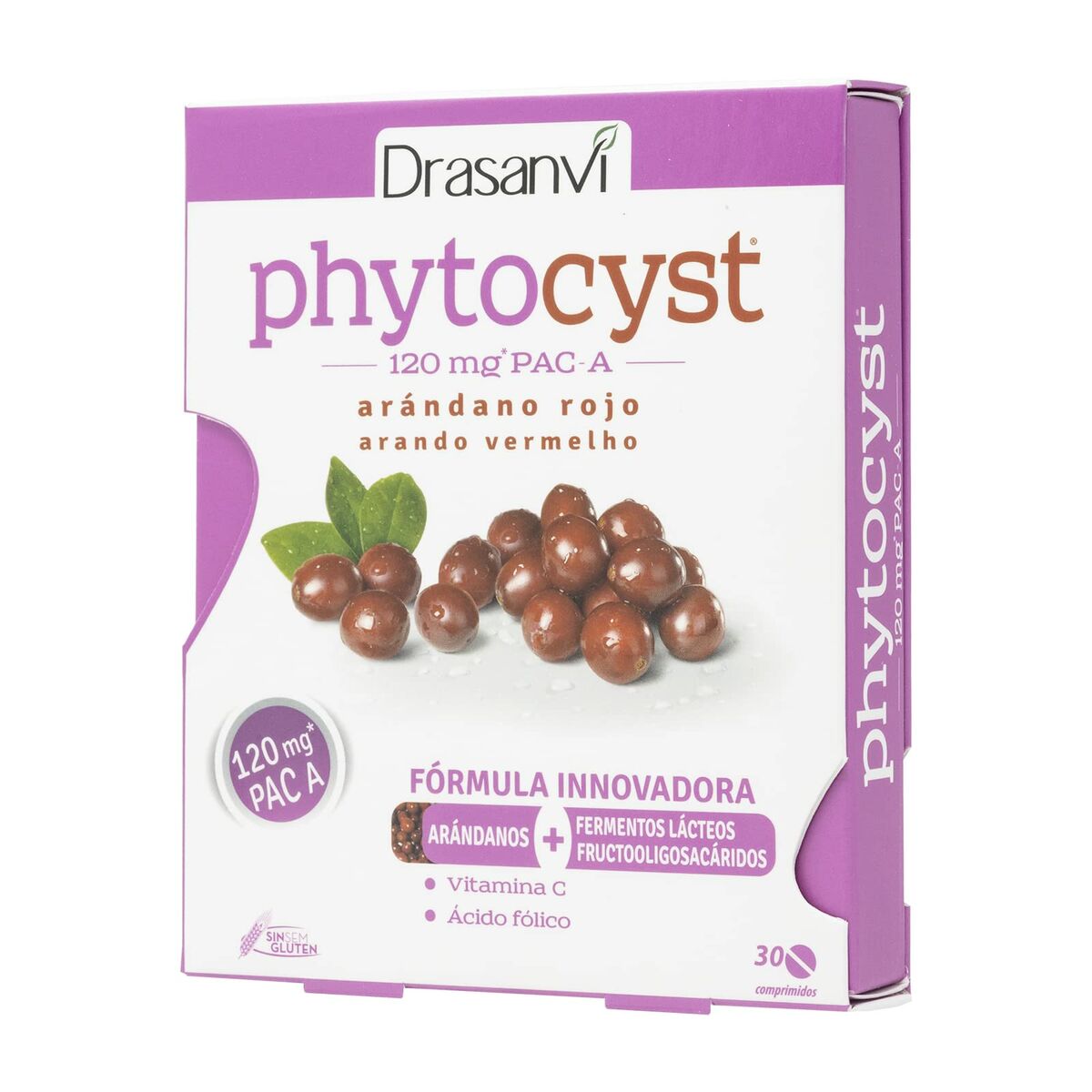 Kosttillskott Drasanvi Phytocyst Tranbär 30 antal - 2