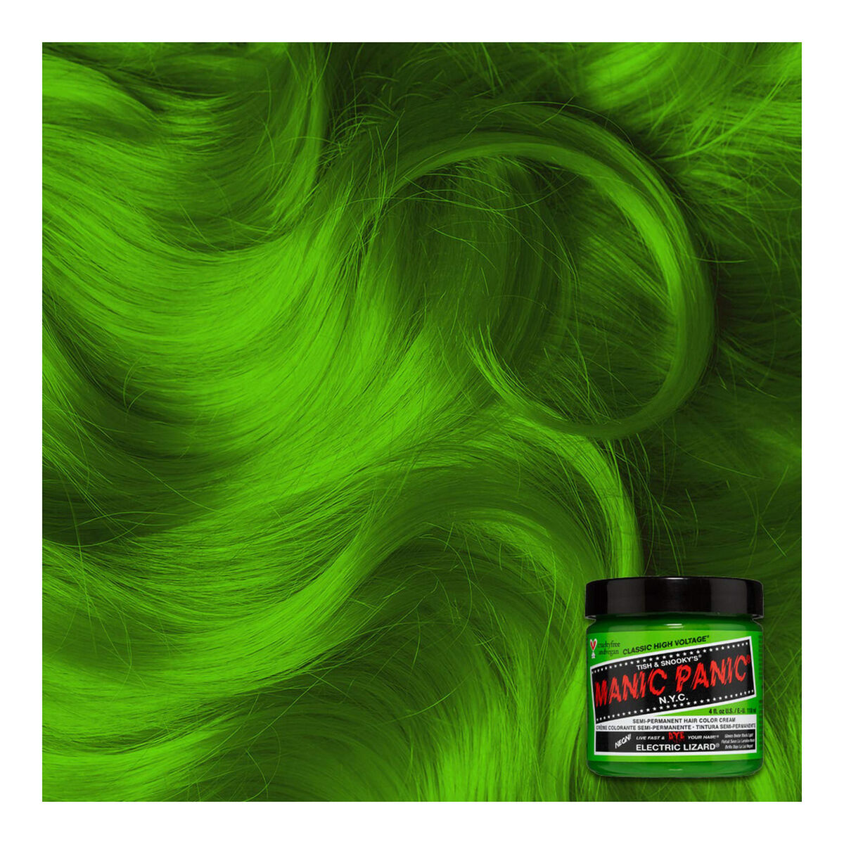 Permanent färg Classic Manic Panic Panic Classic Electric Lizard (118 ml) - 4