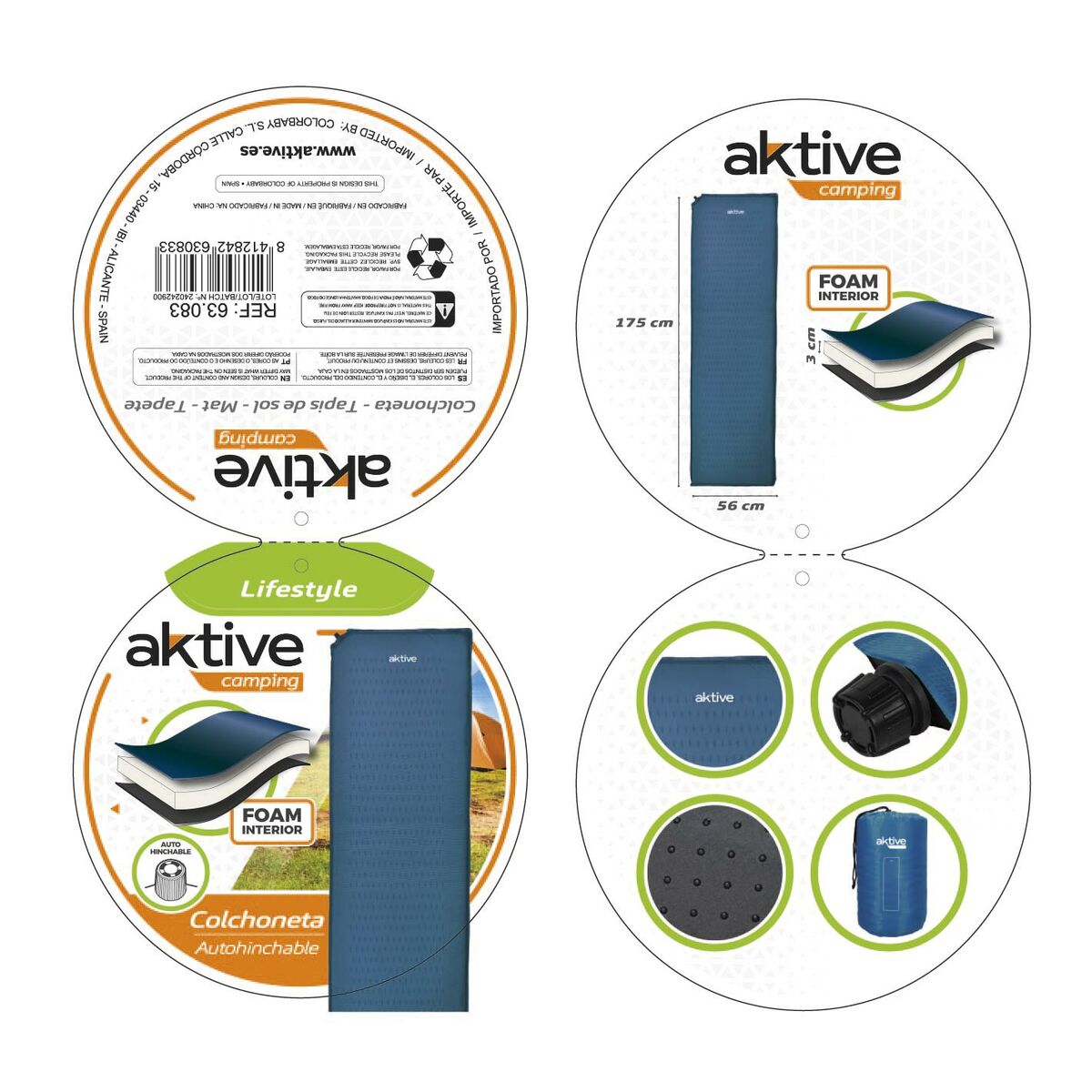 Matta Aktive 175 x 3 x 56 cm - 7