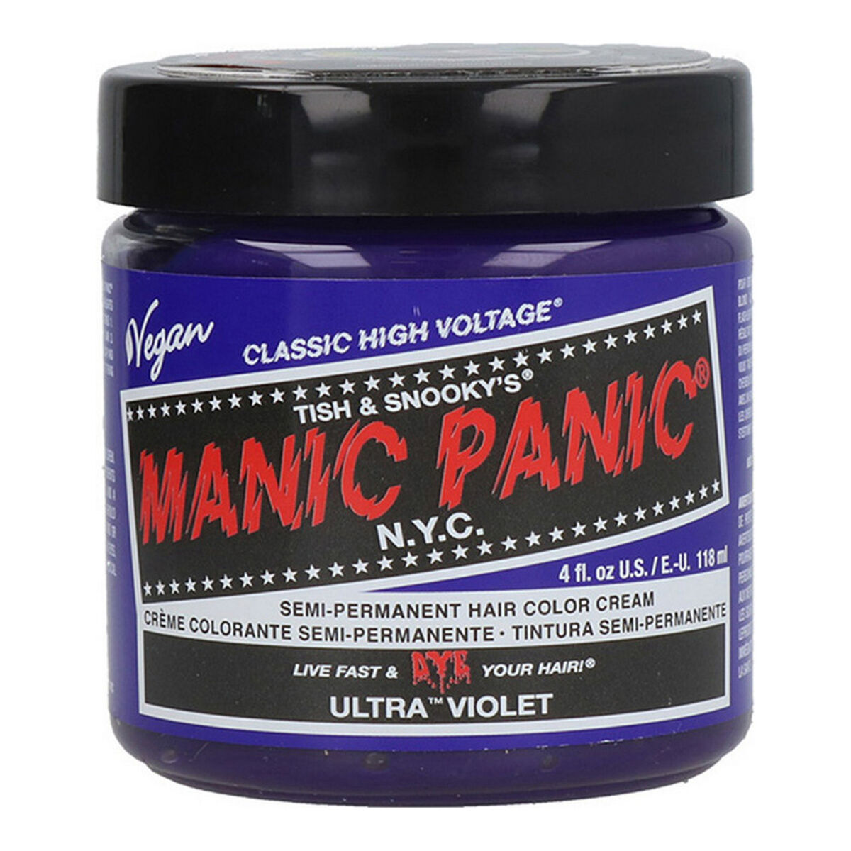 Permanent färg Classic Manic Panic Ultra Violet (118 ml) - 5