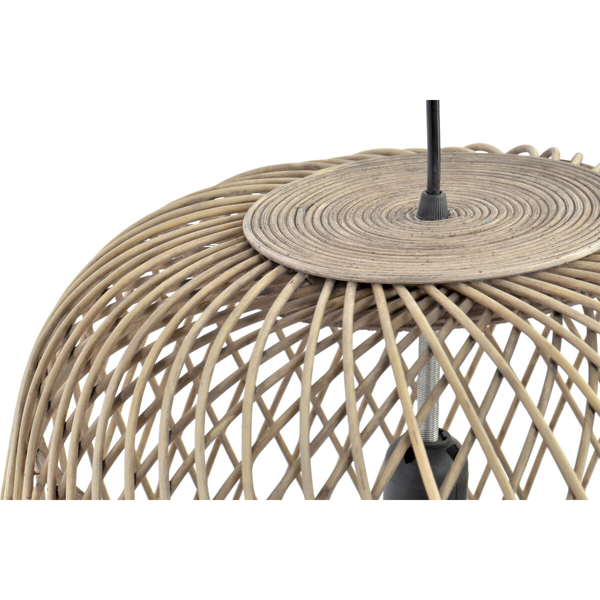 Taklampa DKD Home Decor Ljusbrun Rattan (44 x 44 x 41 cm) - 3