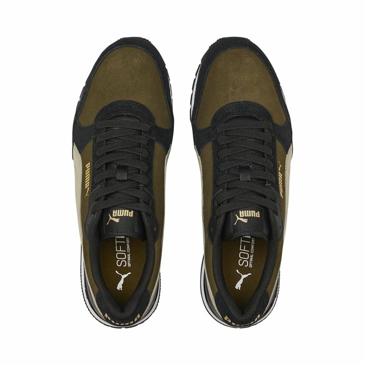 Löparskor, Vuxna Puma ST Runner v3 SD Svart Oliv Män - 4