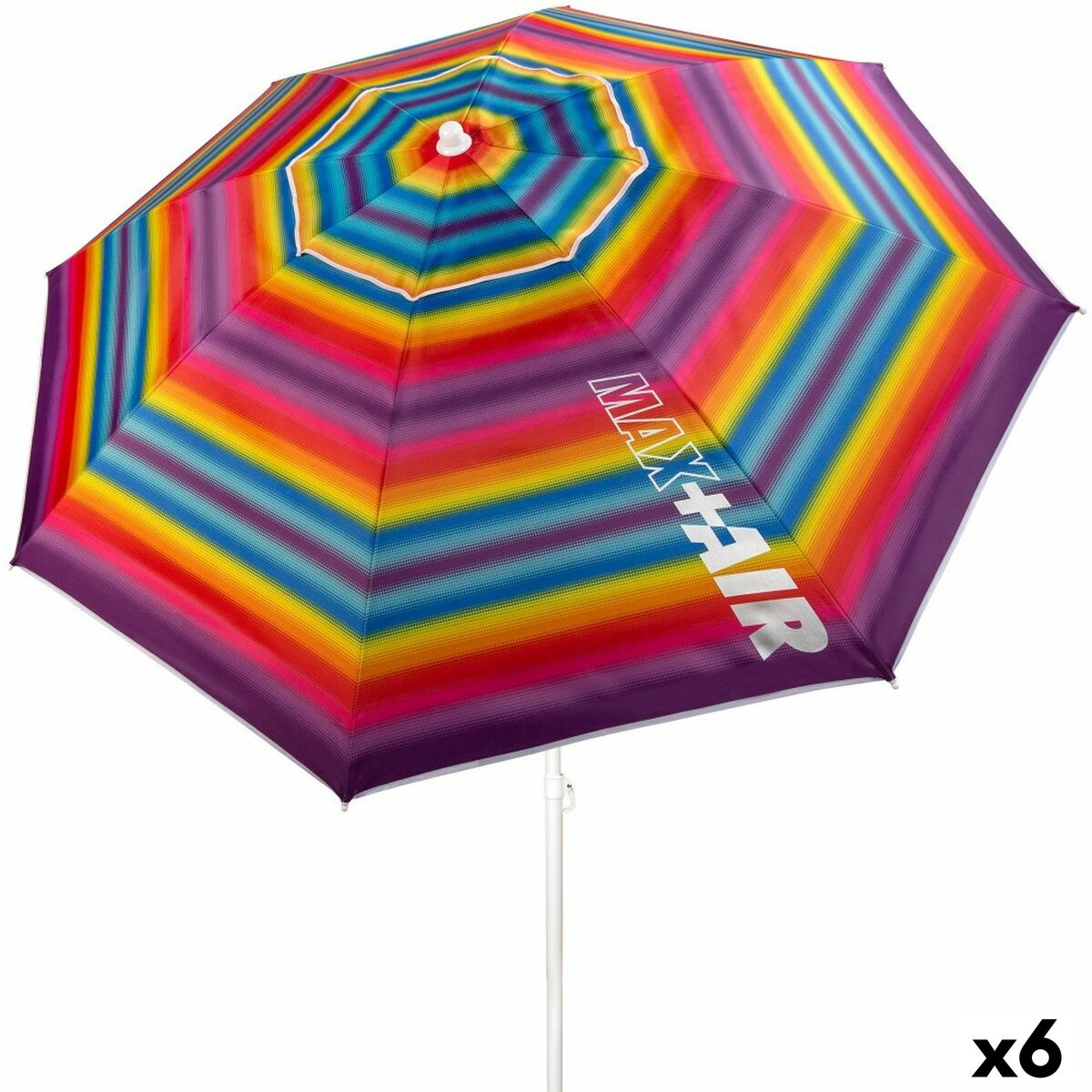 Paraply Aktive Multicolour 200 x 200 x 200 cm (6 antal) - 2