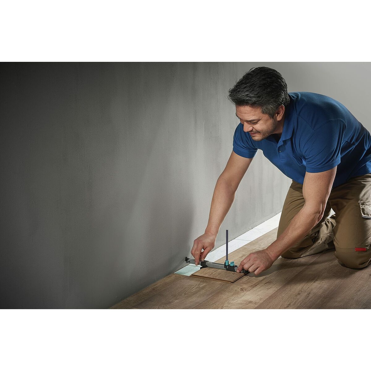 Anordning för att lägga laminat- och designgolv Wolfcraft 6945000 - 4