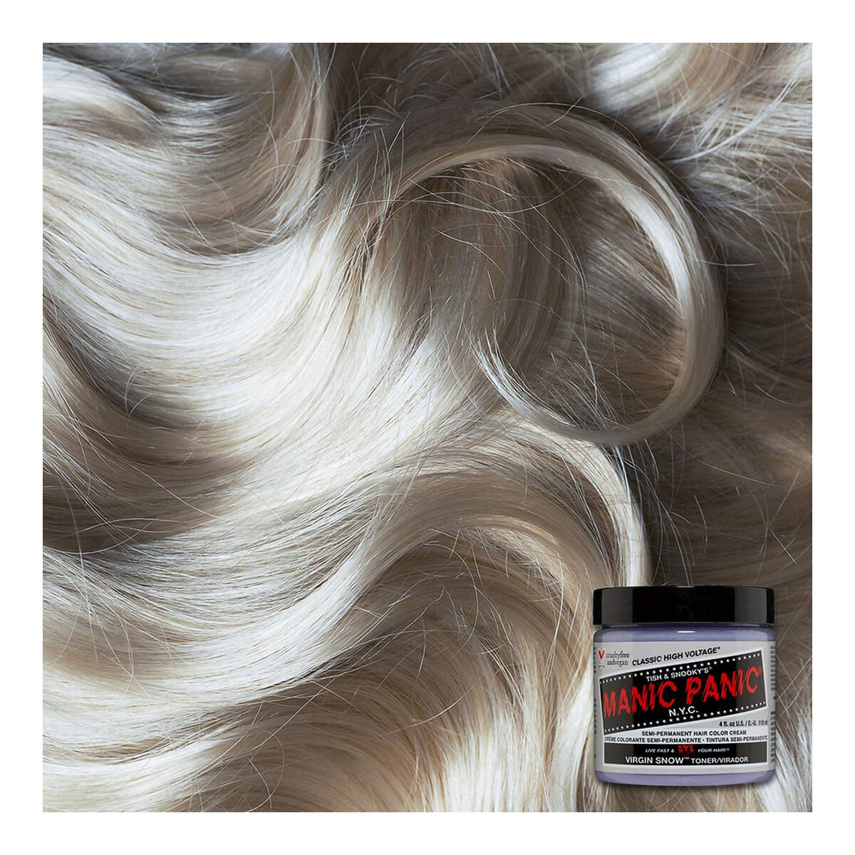Permanent färg Classic Manic Panic Virgin Snow (118 ml) - 4