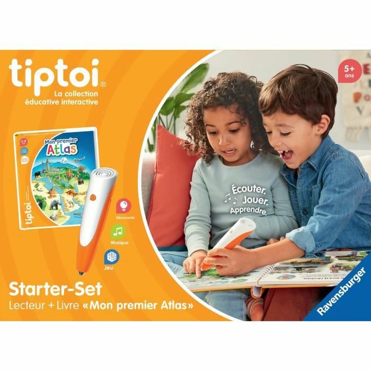 Utbildningsspel Ravensburger tiptoi® Starter Atlas 4005556001774 (FR) - 2