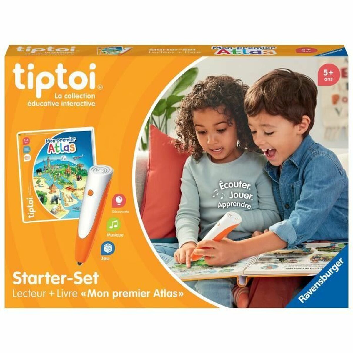 Utbildningsspel Ravensburger tiptoi® Starter Atlas 4005556001774 (FR) - 4