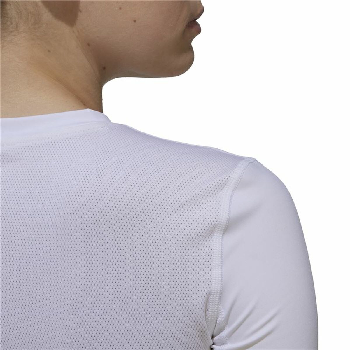 T-shirt med kortärm Dam Adidas Techfit Training Vit - 2
