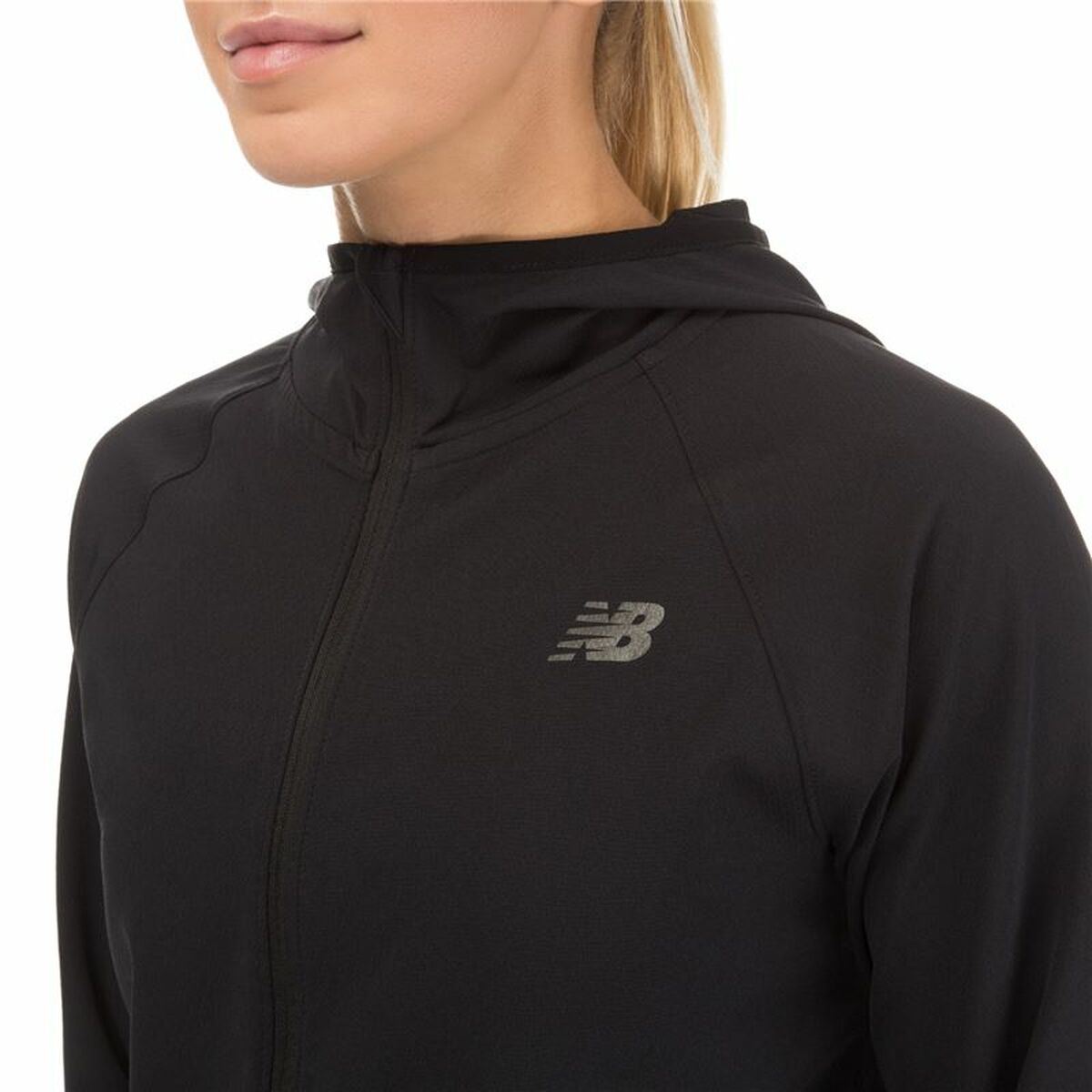 Sportjacka, Dam New Balance Svart - 5