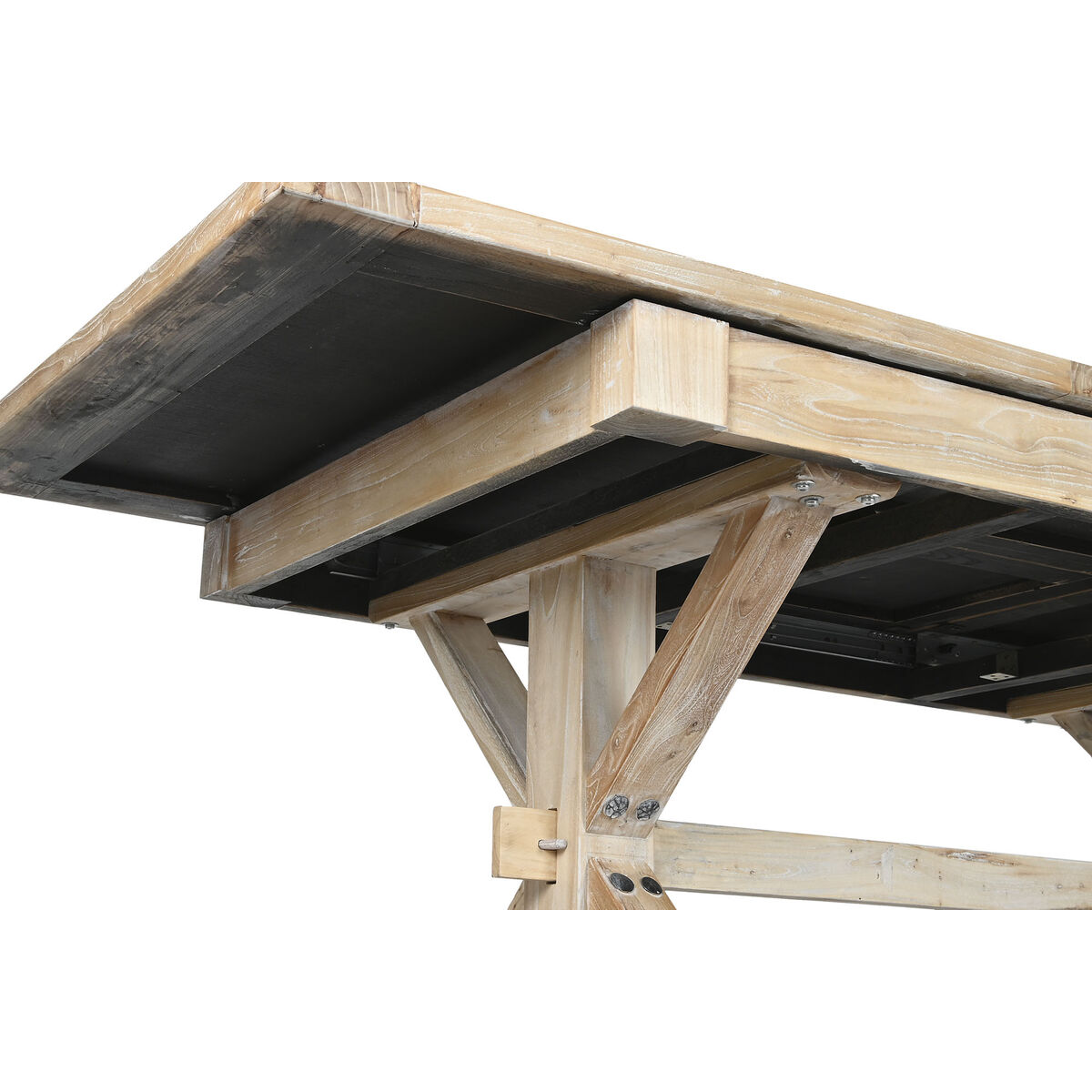 Matsalsbord Home ESPRIT Naturell Återvunnet Trä Almträ 180 x 90 x 76 cm - 5